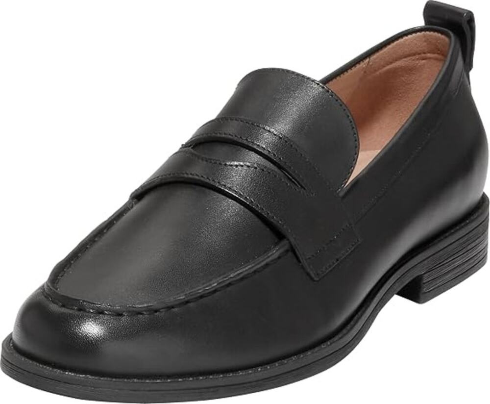 Cole Haan Stassi Penny Loafer Women’s Size 7 B Black Leather W28188 New